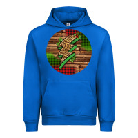 Cobalt leopard lightning bolt Christmas Urban Hoodie - Jasminsmagicworld