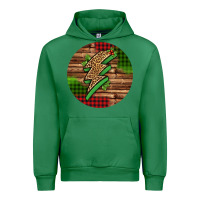 Emerald leopard lightning bolt Christmas Urban Hoodie - Jasminsmagicworld