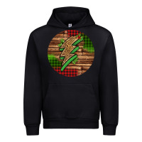 Foreset Green leopard lightning bolt Christmas Urban Hoodie - Jasminsmagicworld