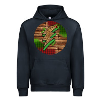 Navy leopard lightning bolt Christmas Urban Hoodie - Jasminsmagicworld