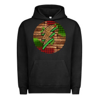 Pigment Black leopard lightning bolt Christmas Urban Hoodie - Jasminsmagicworld