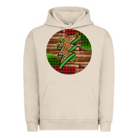 Pigment French Oak leopard lightning bolt Christmas Urban Hoodie - Jasminsmagicworld