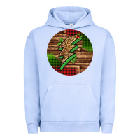 Pigment Grape Ice leopard lightning bolt Christmas Urban Hoodie - Jasminsmagicworld