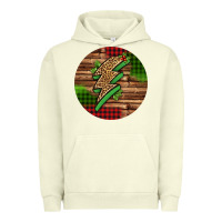 Pigment Pistachio leopard lightning bolt Christmas Urban Hoodie - Jasminsmagicworld