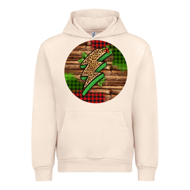 Leopard Lightning Bolt Christmas Urban Hoodie by Jasminsmagicworld | Teevron
