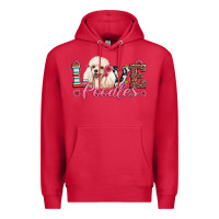 Cardinal love poodles Premium Hoodie - Artiststas