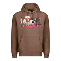 Chestnut love poodles Premium Hoodie - Artiststas