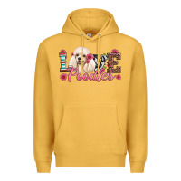 Mustard love poodles Premium Hoodie - Artiststas