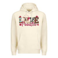 Sandshell love poodles Premium Hoodie - Artiststas