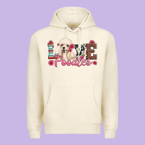 Love Poodles Premium Hoodie Designed By Artiststas