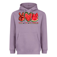 Lavender peace love watermelon Heavyweight Hoodie - texasbilliewilder