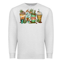 Oatmeal Heather highly caffeinated coffee cups Premium Sweatshirt - Zillion Design Studio