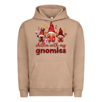 Pigment Burro chilling with my gnomies Urban Hoodie - NancyCooperArtShop