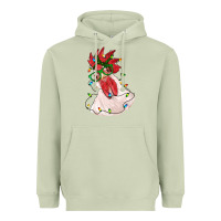 Matcha christmas rooster with lights Heavyweight Hoodie - RanaPortraitStore