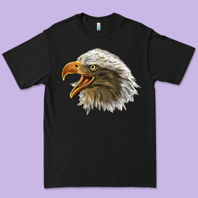 Bald Head Eagle Premium Tee Designed By Lillyallendesigns