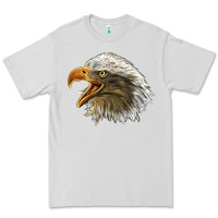 Dove Grey Bald Head Eagle Premium Tee - LillyAllenDesigns