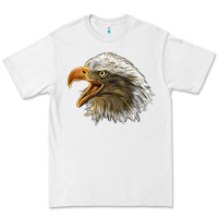White Bald Head Eagle Premium Tee - LillyAllenDesigns