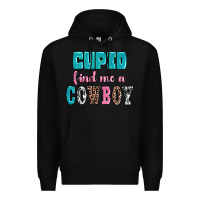 Black cupid find me a cowboy Premium Hoodie - AdoDesignShop