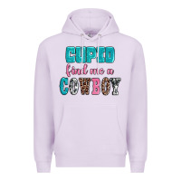 Lilac cupid find me a cowboy Premium Hoodie - AdoDesignShop