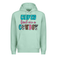 Seafoam cupid find me a cowboy Premium Hoodie - AdoDesignShop
