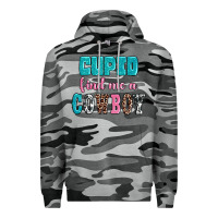 Slate Camo cupid find me a cowboy Premium Hoodie - AdoDesignShop