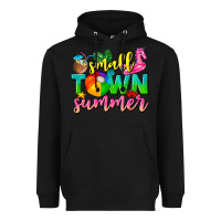 Black small town summer tbw Heavyweight Hoodie - texasbilliewilder