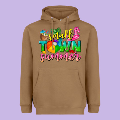 Small Town Summer Tbw Heavyweight Hoodie Designed By Texasbilliewilder