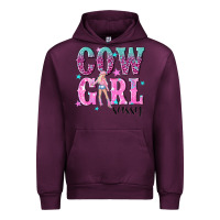 Mauve Wine cowgirl sassy with pink cowgirl Urban Hoodie - NancyCooperArtShop