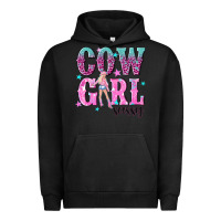 Pigment Black cowgirl sassy with pink cowgirl Urban Hoodie - NancyCooperArtShop