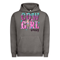 Pigment Tornado cowgirl sassy with pink cowgirl Urban Hoodie - NancyCooperArtShop