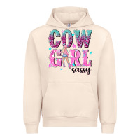 Sandshell cowgirl sassy with pink cowgirl Urban Hoodie - NancyCooperArtShop