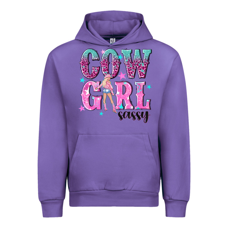 Cowgirl Sassy With Pink Cowgirl Urban Hoodie by NancyCooperArtShop | Teevron