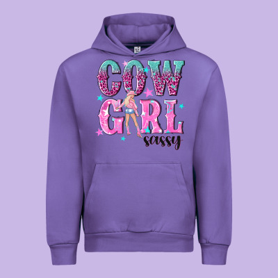 Cowgirl Sassy With Pink Cowgirl Urban Hoodie Designed By Nancycooperartshop