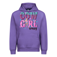 Tulip cowgirl sassy with pink cowgirl Urban Hoodie - NancyCooperArtShop