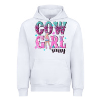 White cowgirl sassy with pink cowgirl Urban Hoodie - NancyCooperArtShop