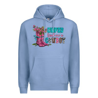 Colony Blue velantines day cupid find me a cowboy Premium Hoodie - AdoDesignShop