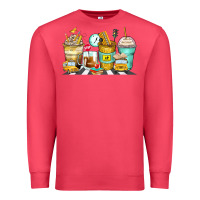 Cardinal school bus coffee cups Premium Sweatshirt - Zillion Design Studio