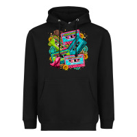 Black 90's country cassette tapes Heavyweight Hoodie - Zillion Design Studio