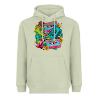 Matcha 90's country cassette tapes Heavyweight Hoodie - Zillion Design Studio