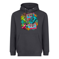 Smoke 90's country cassette tapes Heavyweight Hoodie - Zillion Design Studio
