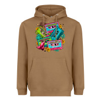 Toasted Coconut 90's country cassette tapes Heavyweight Hoodie - Zillion Design Studio
