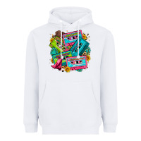 White 90's country cassette tapes Heavyweight Hoodie - Zillion Design Studio