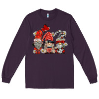Plum ladybug  gnomies Long Sleeve Tee - BarkalooDesign