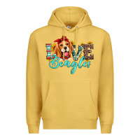 Antique Gold love beagles Premium Hoodie - Artiststas