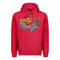 Cardinal love beagles Premium Hoodie - Artiststas