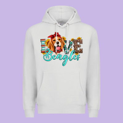 Love Beagles Premium Hoodie Designed By Artiststas