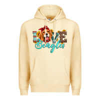 Pina Colada love beagles Premium Hoodie - Artiststas