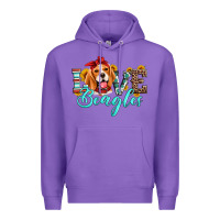 Purple love beagles Premium Hoodie - Artiststas