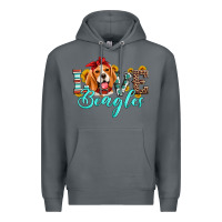 Rock love beagles Premium Hoodie - Artiststas