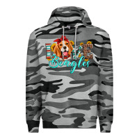 Slate Camo love beagles Premium Hoodie - Artiststas